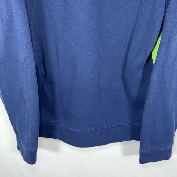 Seattle Seahawks Fanatics Hoodie Mens Size Medium Blue Green Fleece NFL Pullover - Picture 12 of 12